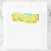 バターを愛するために 長方形シール (バッグ)