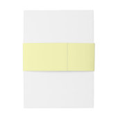 バターイエローとセージのミニマル結婚リスト 招待状ベリーバンド (裏面例)