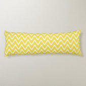 バターイエローサザンコテージシェブロン ボディピロー (裏面)