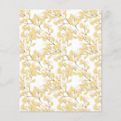 バターイエローホワイトモーニンググローリースクラップブック紙 (正面)