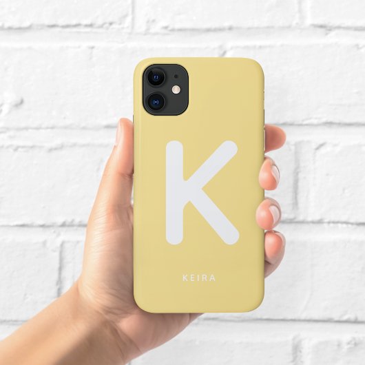 バターイエローモノグラムフォンケース Case-Mate iPhoneケース