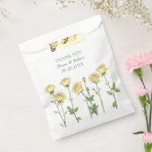 バターイエローローズフラワーサンキュー結婚ズ フェイバーバッグ (封をした状態)