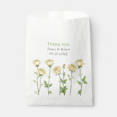 バターイエローローズフラワーサンキュー結婚ズ フェイバーバッグ (正面)