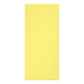 バターイエローローズ花バジェット結婚のメニューカード ラックカード (裏面)