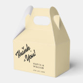 バターイエロー結婚ズありがとう フェイバーボックス (正面サイド)