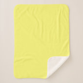 バターイエロー シェルパブランケット (正面)
