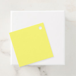 バターイエロー フェイバータグ