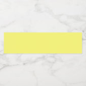 バターイエロー ペットボトルラベル (シングルラベル)
