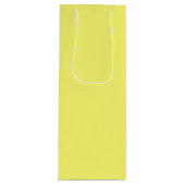 バターイエロー ワインギフトバッグ (正面)
