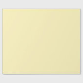 バターイエロー 単色 ラッピングペーパー (フラット)