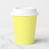 バターイエロー 紙コップ (裏面)
