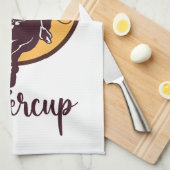 バターカップをサドルアップ キッチンタオル (四つ折り)