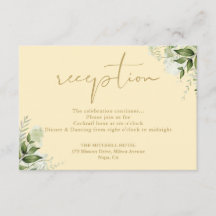 バターカップイエローグリーンリーウェディングレセプション