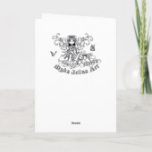 バターカップキャンディーカップケーキ妖精カード カード (裏面)