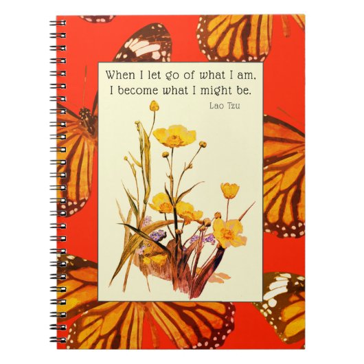 バターカップス&バタフライウィ感動的ングスラオツグ ノートブック (正面)