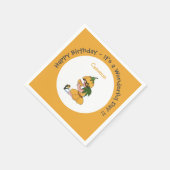 バターカップチャイルドフラワーお洒落パーティーコレクション スタンダードカクテルナプキン (角)