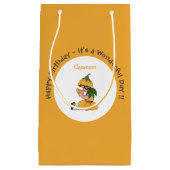 バターカップチャイルドフラワーお洒落パーティーコレクション スモールペーパーバッグ (正面)