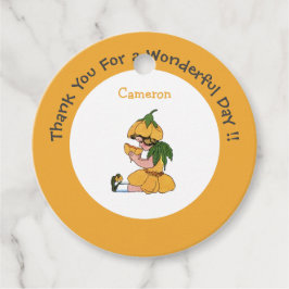 バターカップチャイルドフラワーお洒落パーティーコレクション フェイバータグ