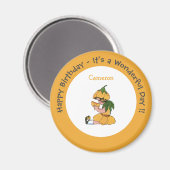 バターカップチャイルドフラワーお洒落パーティーコレクション マグネット (正面/裏面)