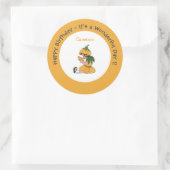 バターカップチャイルドフラワーお洒落パーティーコレクション ラウンドシール (バッグ)