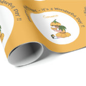 バターカップチャイルドフラワーお洒落パーティーコレクション ラッピングペーパー (ロールコーナー)