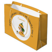 バターカップチャイルドフラワーお洒落パーティーコレクション ラージペーパーバッグ (裏面アングル)