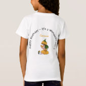 バターカップチャイルドフラワーお洒落パーティーコレクション Tシャツ (裏面)