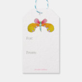 バターカップバタフライギフトラベル ギフトタグ (裏面)