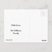 バターカップフラワーチャイルおもしろいドキュート小さな女の子 ポストカード (裏面)