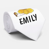 バターカップフラワーチャイルドおもしろいキュート小さな女の子 ネクタイ (ロール)