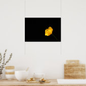 バターカップフラワーワップカン ポスター (キッチン)