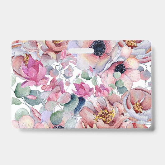 バターカップ花 バッジ (正面)