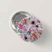 バターカップ花 缶バッジ (正面&裏面)
