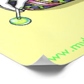 「バターカップ」かわいいカップケーキ妖精のポスター ポスター (角)