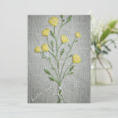 バターカップ·グリーティング·カード 招待状 (スタンド正面)