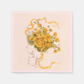 バターカップ スタンダードカクテルナプキン (正面)