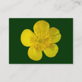 バターカップ – ダークグリーン 名刺 (裏面)