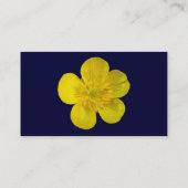 バターカップ – ネイビーブルー 名刺 (裏面)