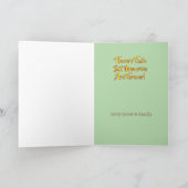 バターカップ&ビーズカラーリングページメモリアルデー カード (内部)