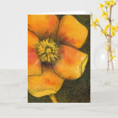 「バターカップ」フローラグリーティングカード カード (黄色い花)
