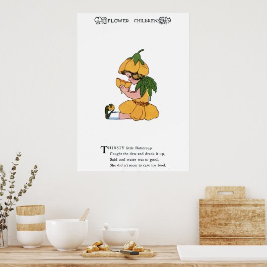 バターカップ ポスター (キッチン)