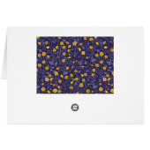 バターカップ、黄色と紫 (裏面横)