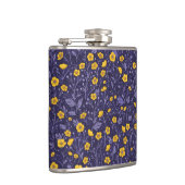 バターカップ、黄色と紫 フラスク (右)