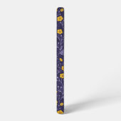 バターカップ、黄色と紫 SAMSUNG GALAXYケース (左側面)