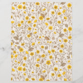 バターカップ、黄色と茶色 (正面)