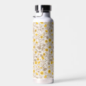 バターカップ、黄色と茶色 ウォーターボトル (右面)