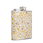 バターカップ、黄色と茶色 フラスク (右)