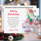バタークッキー交換レシピクリスマス シーズンカード
