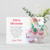 バタークッキー交換レシピクリスマス シーズンカード (スタンド正面)