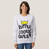 バタークッキー女王Tシャツ スウェットシャツ (正面フル)